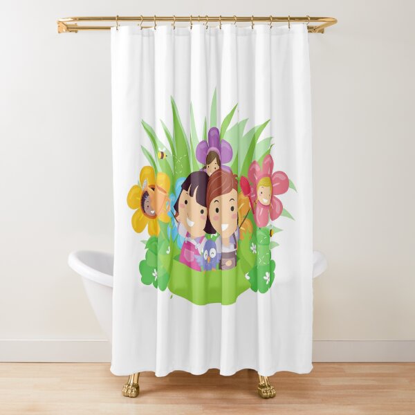 Kid Core Shower Curtains for Sale