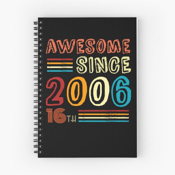 Item preview, Birthday gift awesome since 2006 16th birthday  designed and sold by cizito.