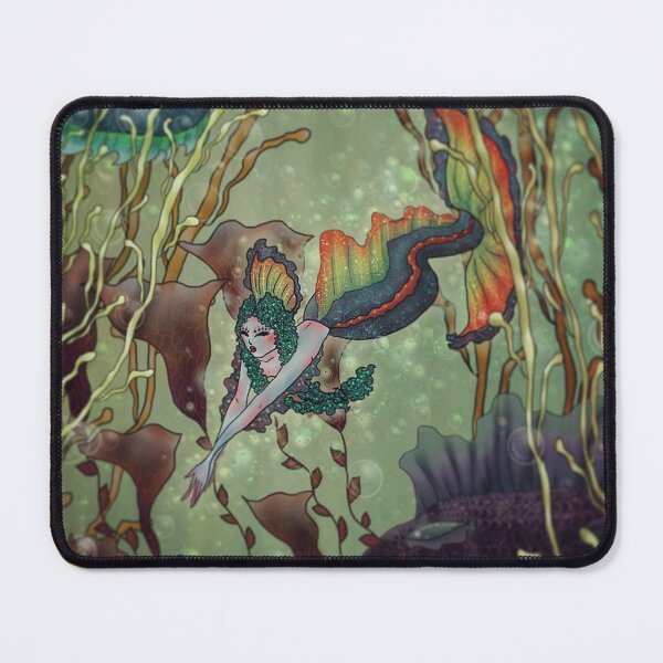 Item preview, River Mermaid Illustration designed and sold by ABHolliART.