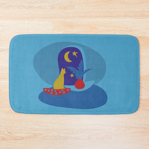 Item preview, Cat Room Window Crescent Moon Night designed and sold by Anna Lemos.