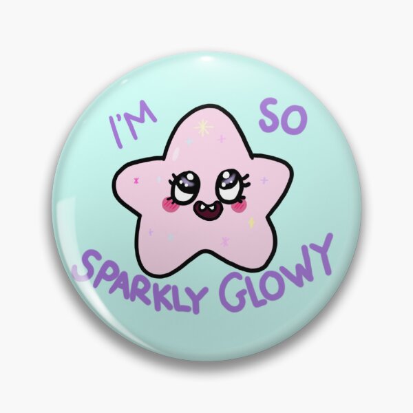 Item preview, Sparkly Glowy Star designed and sold by KaylieDoesArt.