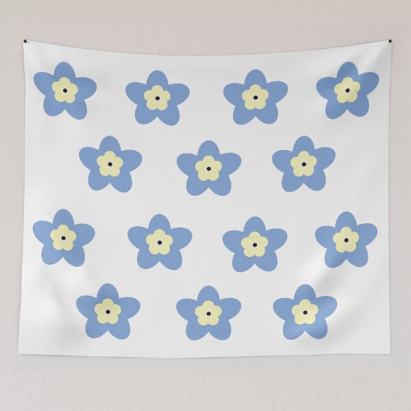 Item preview, Forget-Me-Not Flower Pattern designed and sold by burbankdesigns.