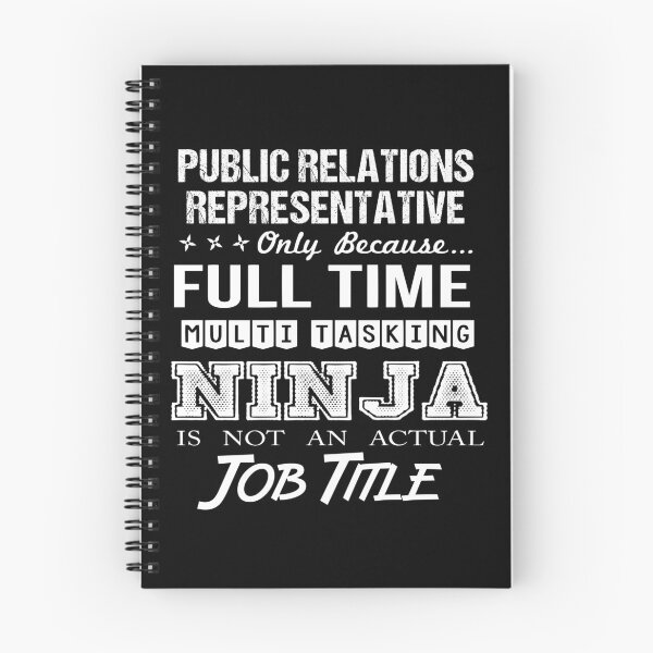 Item preview, Public Relations Representative T Shirt - Multitasking Ninja Job Gift Item Tee designed and sold by watkinsmat.