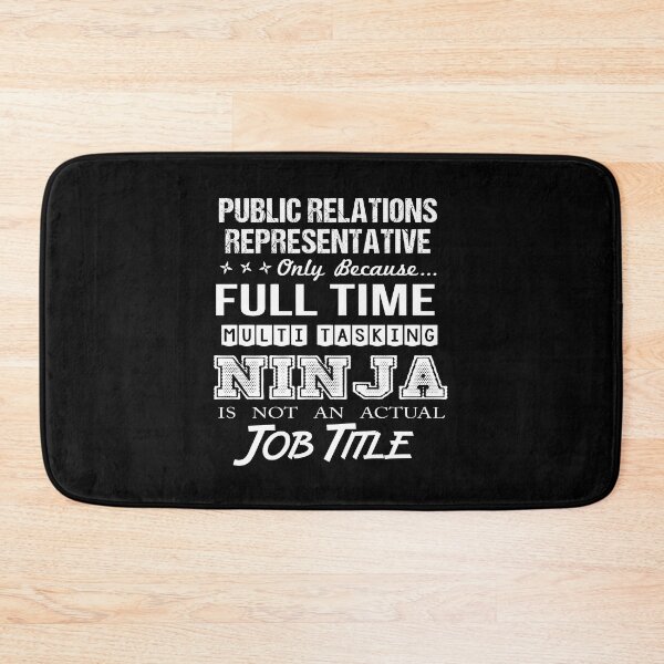 Item preview, Public Relations Representative T Shirt - Multitasking Ninja Job Gift Item Tee designed and sold by watkinsmat.