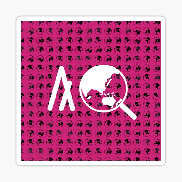 AlgoWorldExplorer - The Spinning Globes Sticker