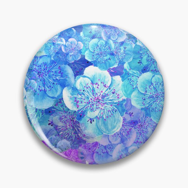 Artikelvorschau, Schöner Strauß blauer, violetter Blumen entworfen und verkauft von AleFairyland.