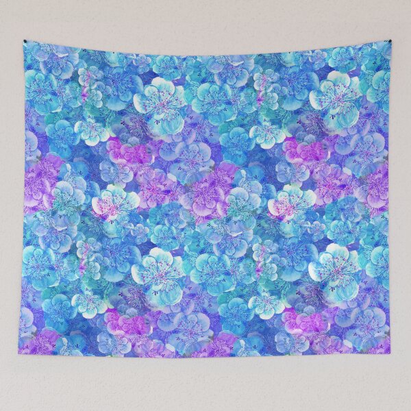 Artikelvorschau, Schöner Strauß blauer, violetter Blumen entworfen und verkauft von AleFairyland.