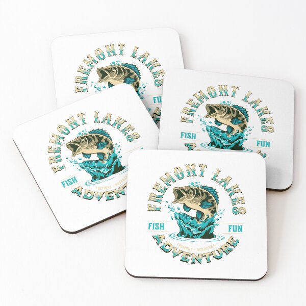 Item preview, Vintage Fishing Fremont Lakes Nebraska designed and sold by CattlettArt.