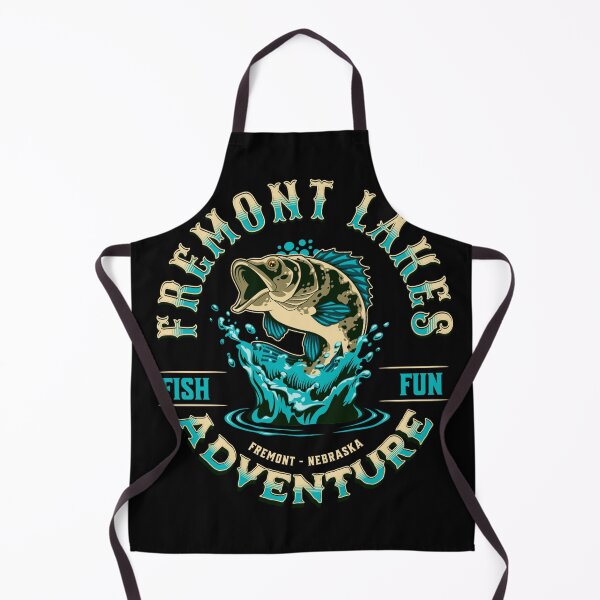 Item preview, Vintage Fishing Fremont Lakes Nebraska designed and sold by CattlettArt.