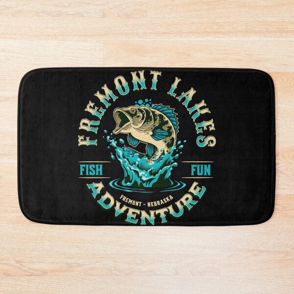 Item preview, Vintage Fishing Fremont Lakes Nebraska designed and sold by CattlettArt.