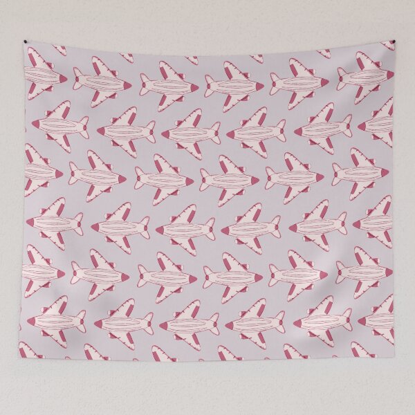 Item preview, Pink modern planes | Cabin Crew Series designed and sold by Ingrid Poole.