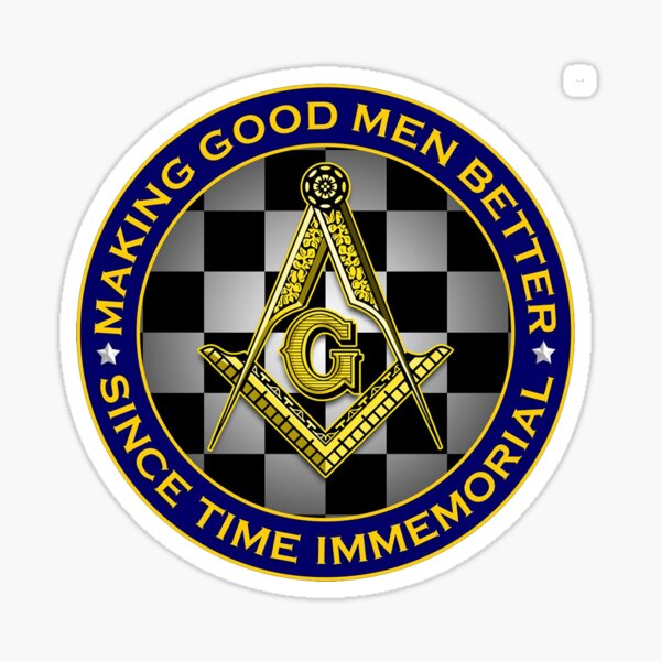 New Freemason Masonic Making Good Men Better Car Emblem 