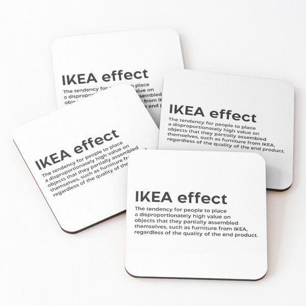 Item preview, IKEA effect black designed and sold by EdimQuotes.