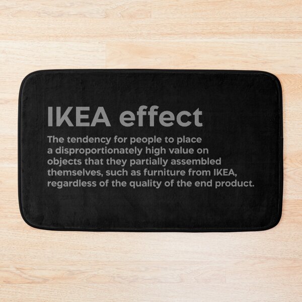 Item preview, IKEA effect grey designed and sold by EdimQuotes.