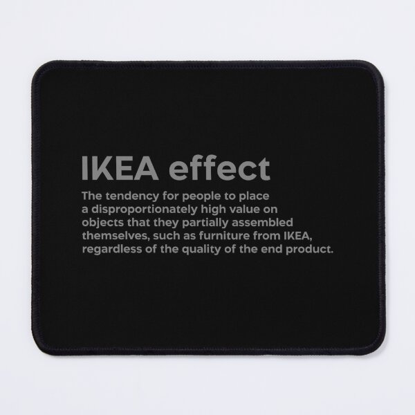 Item preview, IKEA effect grey designed and sold by EdimQuotes.