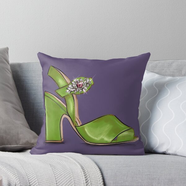 Item preview, Green satin and ruby heels designed and sold by purpuraimperial.