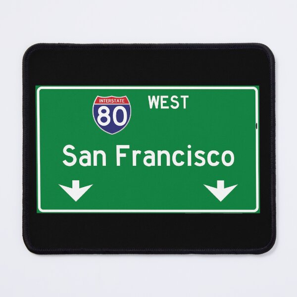 Item preview, San Francisco Interstate 80 Highway Sign designed and sold by Cityscape-Guy.