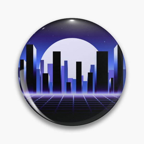 Item preview, Ciudad de ondas sintéticas designed and sold by Retroperks.