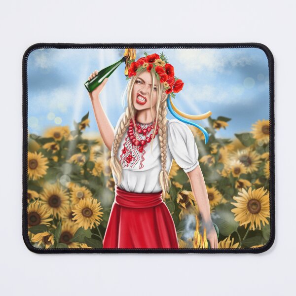 Item preview, Molotov Cocktail Girl (Ukraine) designed and sold by Shui-art.