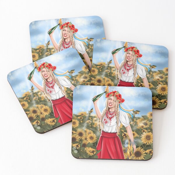 Item preview, Molotov Cocktail Girl (Ukraine) designed and sold by Shui-art.