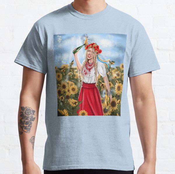 Item preview, Molotov Cocktail Girl (Ukraine) designed and sold by Shui-art.