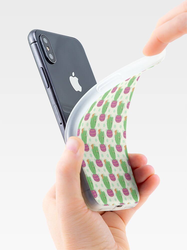 Alternate view of Happy Little Cactus iPhone Case & Cover