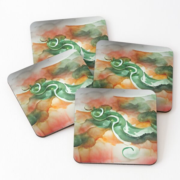 Item preview, Dharma acuarela verde designed and sold by AIArtwork21.