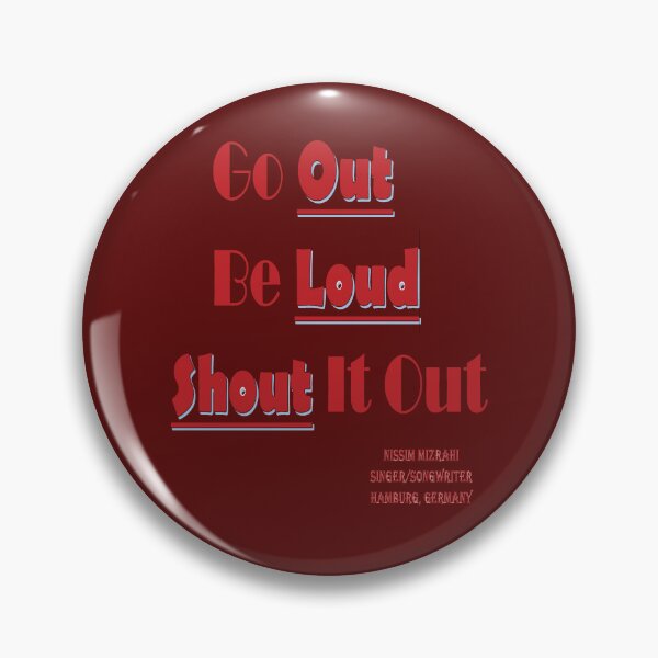 Item preview, "Nissim Mizrahi" Go Out Quote designed and sold by Watercolorwear.