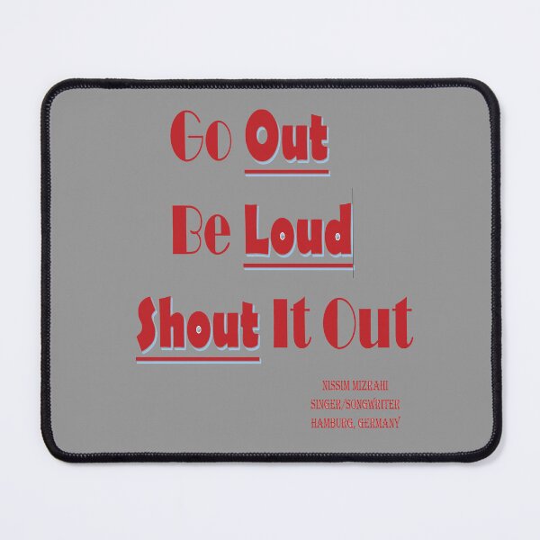 Item preview, "Nissim Mizrahi" Go Out Quote designed and sold by Watercolorwear.