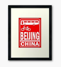BEIJING Framed Print