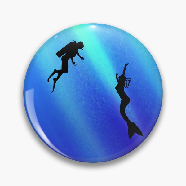 Item preview, Scuba Diver Mermaid Embrace  designed and sold by Artistability.