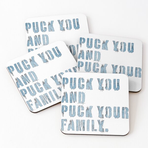 Artikelvorschau, Puck dich und Puck deine Familie entworfen und verkauft von grawlixdesign.