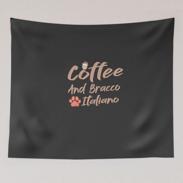 Item preview, Coffee And Bracco Italiano designed and sold by FantasticBee.