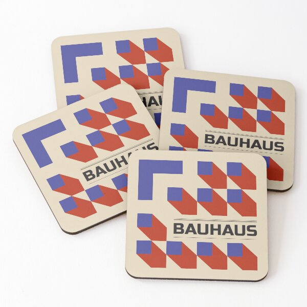 Item preview, Bauhaus - Retro / Art Deco architecture discipline from Berlin, Germany - Available in posters, etc - Rust & Blue designed and sold by ArcFoundationCo.