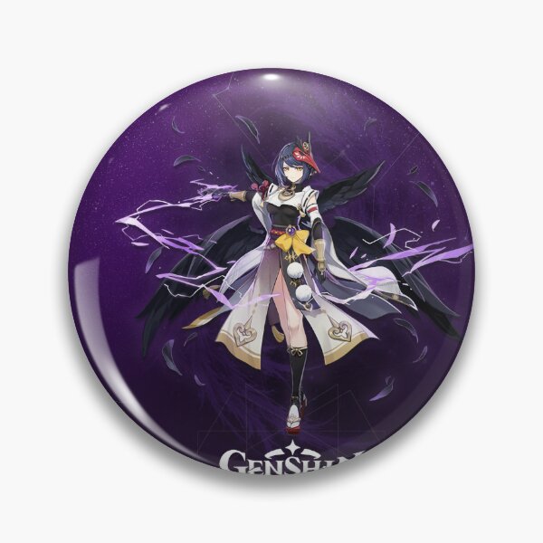 Item preview, Kujou Sara Electro Character Genshin Impact designed and sold by genshinwaifus.