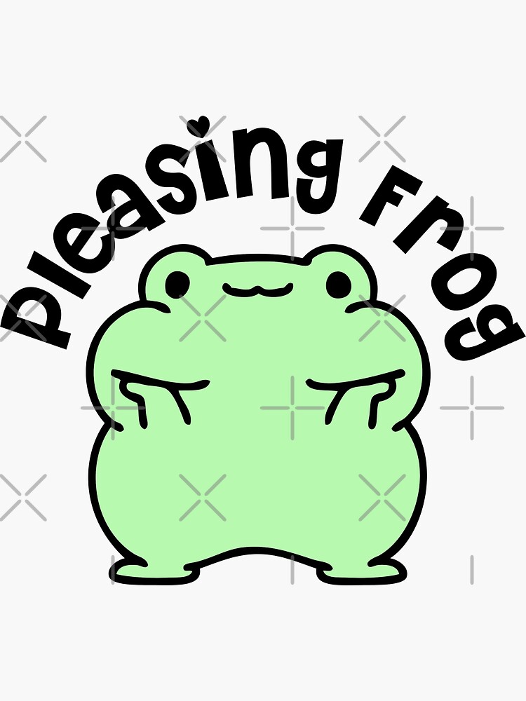 Season For Pleasin' - Frog Sticker