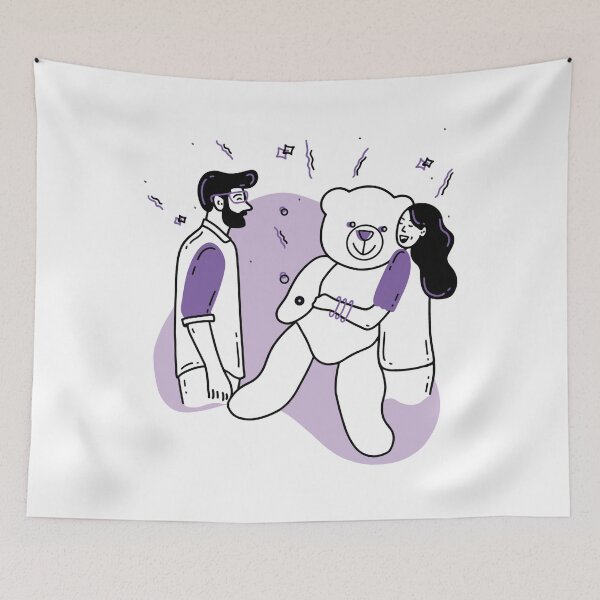 Item preview, Love couple valentines design designed and sold by Artivex-graphic.