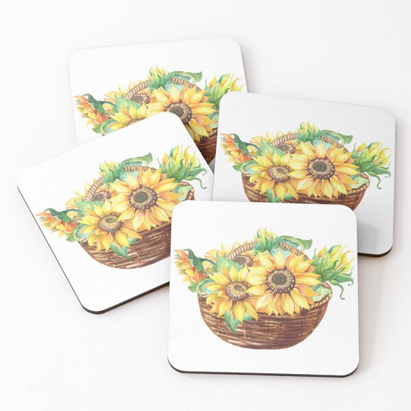 Item preview, Yellow Sunflower Basket designed and sold by silviaol.