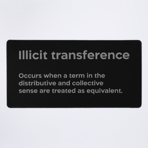 Item preview, Illicit transference grey designed and sold by EdimQuotes.