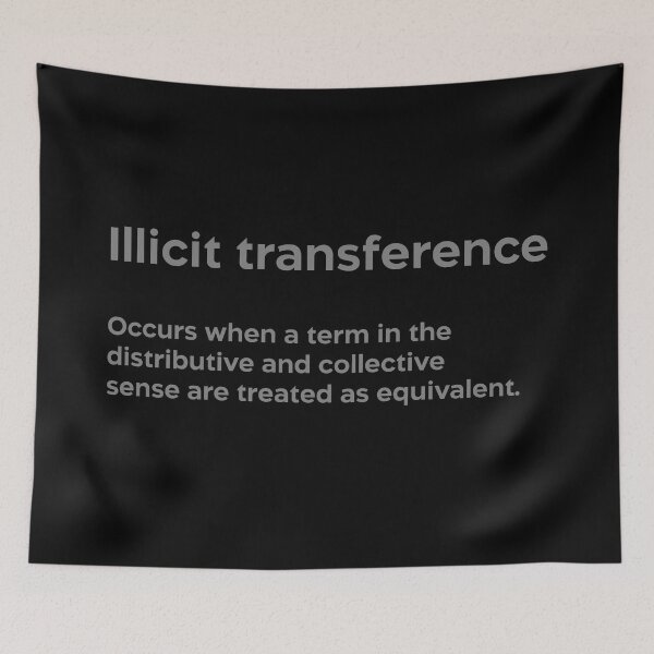 Item preview, Illicit transference grey designed and sold by EdimQuotes.
