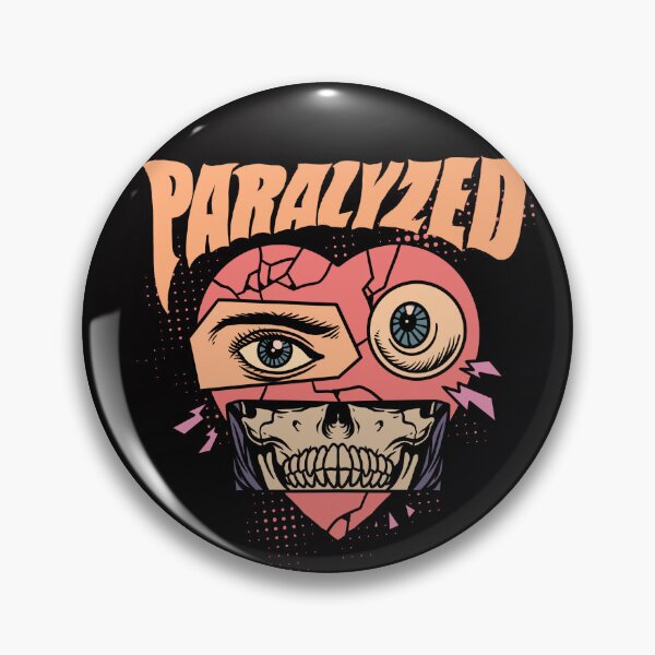 Item preview, Paralyzed Love Skull designed and sold by Tonickay.