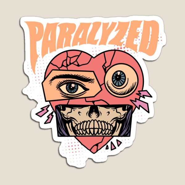 Item preview, Paralyzed Love Skull designed and sold by Tonickay.