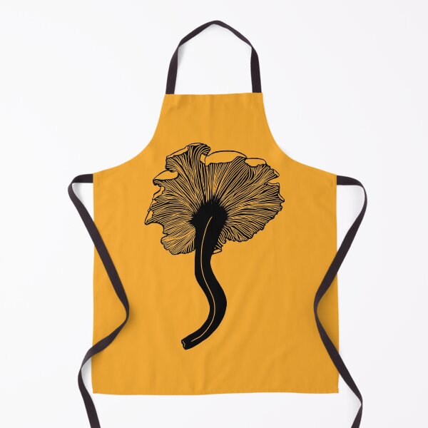 Item preview, Chanterelle Drawing on Yellow designed and sold by SaltyRaven.