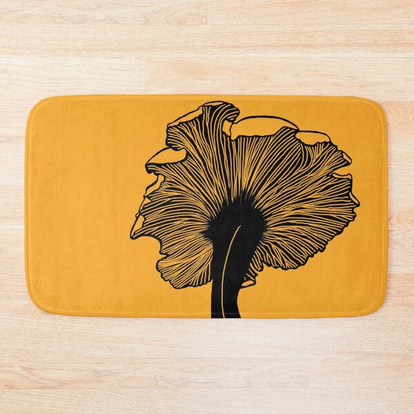 Item preview, Chanterelle Drawing on Yellow designed and sold by SaltyRaven.