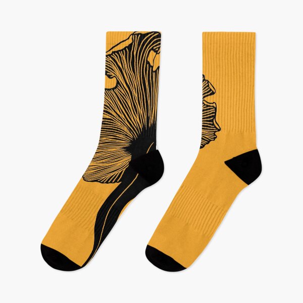 Item preview, Chanterelle Drawing on Yellow designed and sold by SaltyRaven.