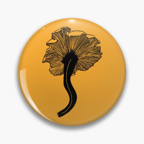 Item preview, Chanterelle Drawing on Yellow designed and sold by SaltyRaven.