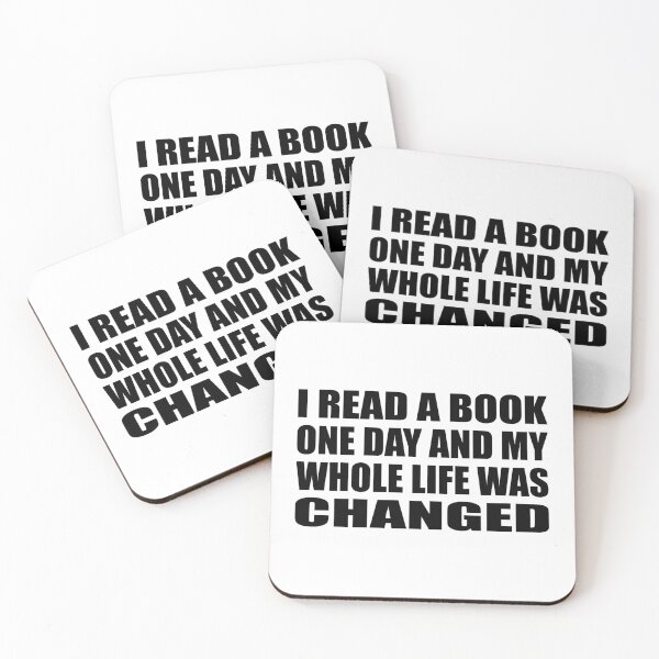 Item preview, I read a book one day and my whole life was changed designed and sold by Colorfulandfun.