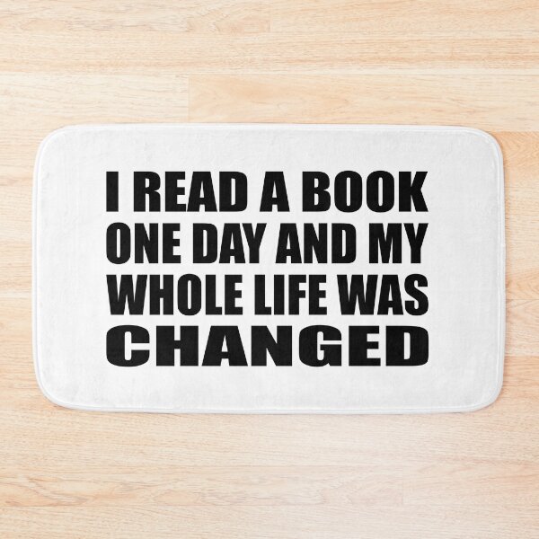 Item preview, I read a book one day and my whole life was changed designed and sold by Colorfulandfun.
