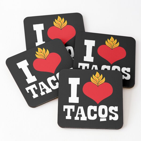 Item preview, Love Mexican Tacos, corazón mexicano designed and sold by LatinoPower.