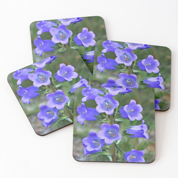 Item preview, Blue delphinium garden flowers designed and sold by Monika Howarth.